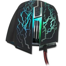 MF Product Strike 0590 RGB Kablolu Gaming Mouse Siyah