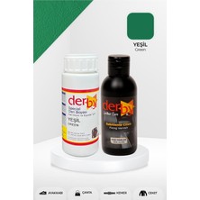 EKS Ticaret Derby Special Yeşil Deri Boyası ve Cilası 100 ml - 2'li Set / Mont Eşya Çanta Deri Boyası