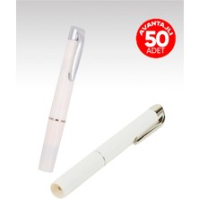 EKS Ticaret Egesta 50 Adet - LED Işıklı Doktor Muayene Yaka Kalemi - Penlight