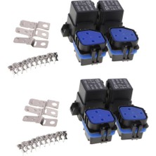 La Babite 4 Set Araba Motosiklet Otomotiv 40A 12V 5pin Soket Terminalleri Kiti (Yurt Dışından)