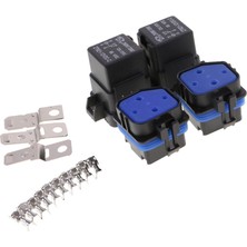 La Babite 4 Set Araba Motosiklet Otomotiv 40A 12V 5pin Soket Terminalleri Kiti (Yurt Dışından)