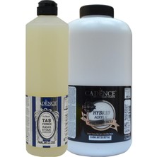 Cadence Multisurfaces Antik Beyaz 2lt+Taş Vernik 750 ml Set