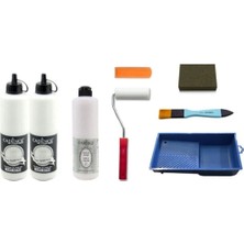 Cadence Boya Cadence 1 Litre Beyaz Boya 500ML Mat Vernik Set