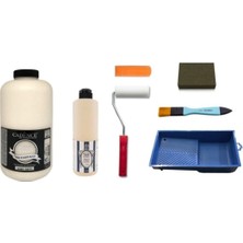 Cadence Boya 2 Lt Taffy Boya 500ML Taş Vernik Set Cadence