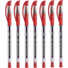 EKS Ticaret Faber Castell 1425 Kırmızı Iğne Uçlu Tükenmez Kalem 7'li