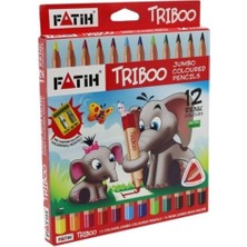 Fatih Triboo Jumbo Kuru Boya 12 Li