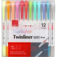 Dong-A Dong A Twinliner Soft Fosforlu Fırçalı 12 Adet Set