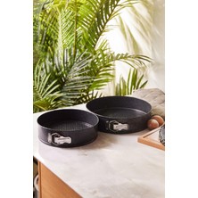 Emsan Circle 2'li Kelepçeli Kek Kalıbı Seti