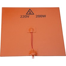 Charmant 200W220V 200*200MM Silikon Isıtıcı Pad 3D Yazıcı Için Sıcak Yatak 200X200X3MM200W (Yurt Dışından)