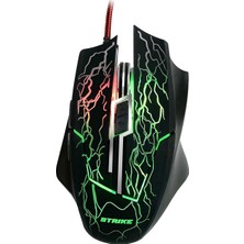 MF Product Strike 0590 RGB Kablolu Gaming Mouse Siyah