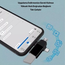 HT-S39 iPhone Type-C Micro USB USB 3.0 Dişi Mouse Flash Otg Adaptör SX39