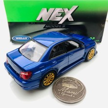 Karsan Subaru Impreza Wrx Sti Blue 1:24 Ölçek Welly Marka