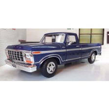 EKS Ticaret Motor Max Motormax 1979 Ford F-150 Custom Lacivert 1:24 Model Araba