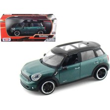 EKS Ticaret Motor Max Motormax Mini Cooper S Countryman 1/24 Yeşil Model Araba