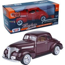 EKS Ticaret Motor Max Motormax Model Araba 1:24 1939 Chevrolet Coupe