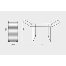 Devecioğlu Show Lüx Tamamı Alüminyum Çamaşır Kurutma Askısı