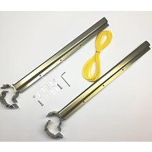 Fuga Metal Alüminyum Balkon Çamaşırlık Kurutmalık Çamaşır Askısı Askılığı