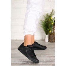 U.S. Polo Assn. Franco Kadın Spor Ayakkabı Mikrofiber Düz Tabanlı Günlük Kullanım İçin