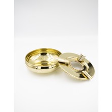 Bakır Concept Pirinç Puro Küllük Lüks Eritme Model No:1 Gold Renk