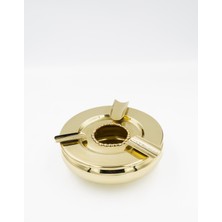 Bakır Concept Pirinç Puro Küllük Lüks Eritme Model No:1 Gold Renk