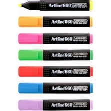 Artline 660 Fosforlu Kalem 7 Li Set