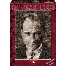 Art Puzzle Mustafa Kemal Atatürk (Kolaj Puzzle) 1000 Parça Puzzle