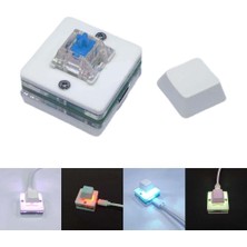 USB Mini 1 Anahtar Klavye Programlama Oyun Ofisi Için Rgb Arka Işığı Çalışıyor Pc Blue Switch (Yurt Dışından)