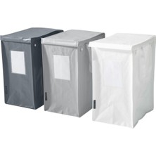 IKEA Dımpa 3 Adet 35 Lt Kirli Çamaşır Sepeti 22X35X45 cm