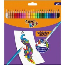 Bic Kuru Boya Kalemi Silinebilir 24 Renk