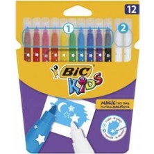 Bic Kids Magic Silinebilir Keçeli Boya Kalemi 12`li Kutu