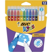 Bic Kids Magic Silinebilir Keçeli Boya Kalemi 12`li Kutu