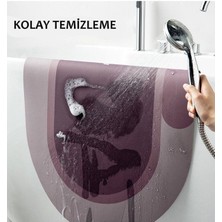 Karadağ Sihirli Su Emici Banyo Paspası Kaymaz Tabanlı Abdest Paspası 3,5 mm 40X60