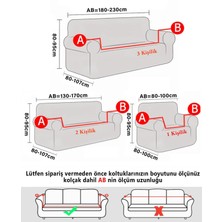 Nurlan 3+3+1+1 Bal Peteği Likralı Sitreç Maksi Koltuk Örtüsü / Çekyat Örtüsü, Mikropetek Koltuk Kıl