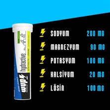 Wup Hydractive Limonlu 20 Efervesan Tablet Sporcu Besini Elektrolit Kafein