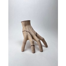 Wednesday El Hand Şey Biblo Büst 3D Baskı Aksiyon Figürü Hediyelik Kişiye Özel 13CM