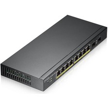 Zyxel GS1900-10HP-EU0102F 8 Port 8X100/100/1000 + 2xsfp Web Yonetilebilir Poe Swıtch (77 Watt)