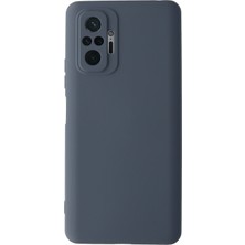 Caseart Xiaomi Redmi Note 10 Pro Kapak Içi Kadife Kamera Korumalı Lansman Silikon Kılıf - Petrol Mavisi