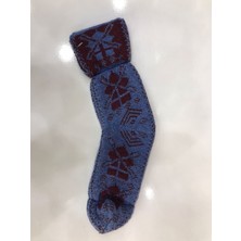 Secret Moda Kışlık Kilim Motifli Sıcak Tutan Örgü Yün Ünisex Çorap 25