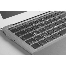 Z-Mobile MacBook Air 13 A1466 2017 Yılı Uyumlu Klavye Koruyucu Türkçe Q Klavye Yıkanabilir Klavye Guard