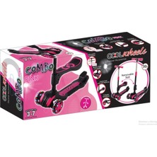 Furkan Toys Cool Wheels LED Işıklı Oturaklı Pembe Combo