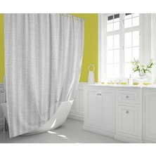 Banyo Perdesi - Tek Kanat Duş Perdesi, Polyester Kumaş Duşakabin Perdesi 180X200 cm Küvet Perdesi