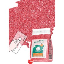 Ventrawall - Isı Ve Ses Yalıtımlı Sürülen Duvar Kağıdı | Kendinden Yapışkanlı | Kırmızı | R03 - 1,5 Kg | 5m²