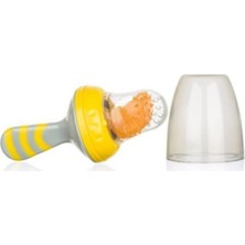 Bebedor Bebek Silikon Meyve ve Sebze Süzgeci Emziği Besleyici SARI-589