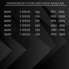 DNC Auto Part Bmw E46,E36,E39,E60,E34,E38  Motor Kapak Klipsi (Zebra)