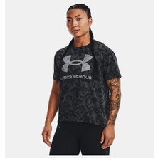 Under Armour Kadın UA Logo Baskılı Heavyweight Kısa Kollu 1376742-001
