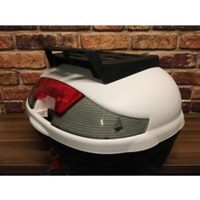 Arwic Arwiç Motorsiklet Arka Çanta Arwıc 46 Litre Full Beyaz