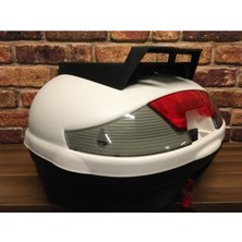 Arwic Arwiç Motorsiklet Arka Çanta Arwıc 46 Litre Full Beyaz
