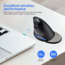 Zelotes F-17 Oyuncu Dikey Ergonomik Mouse 2400DPI Pilli