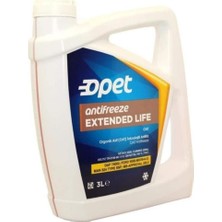 Opet Extended Life Antifriz Kırmızı 3lt