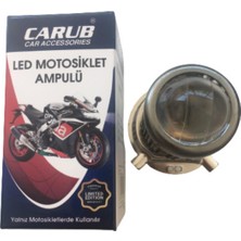 Carub LED Far Ampül Metal Gövde Füme Kasa H-4 Uzun Kısa Vardır Kısa Sarı Uzun Beyaz